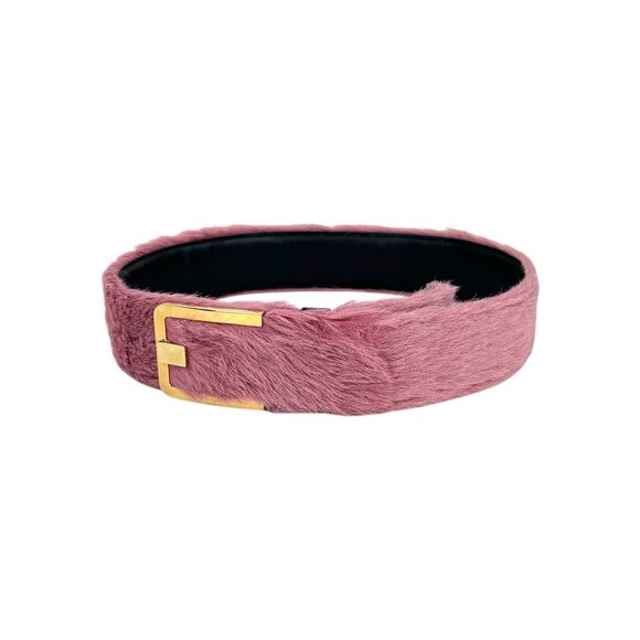 Prada Calf Hair Chunky Belt - Picture 1 of 7